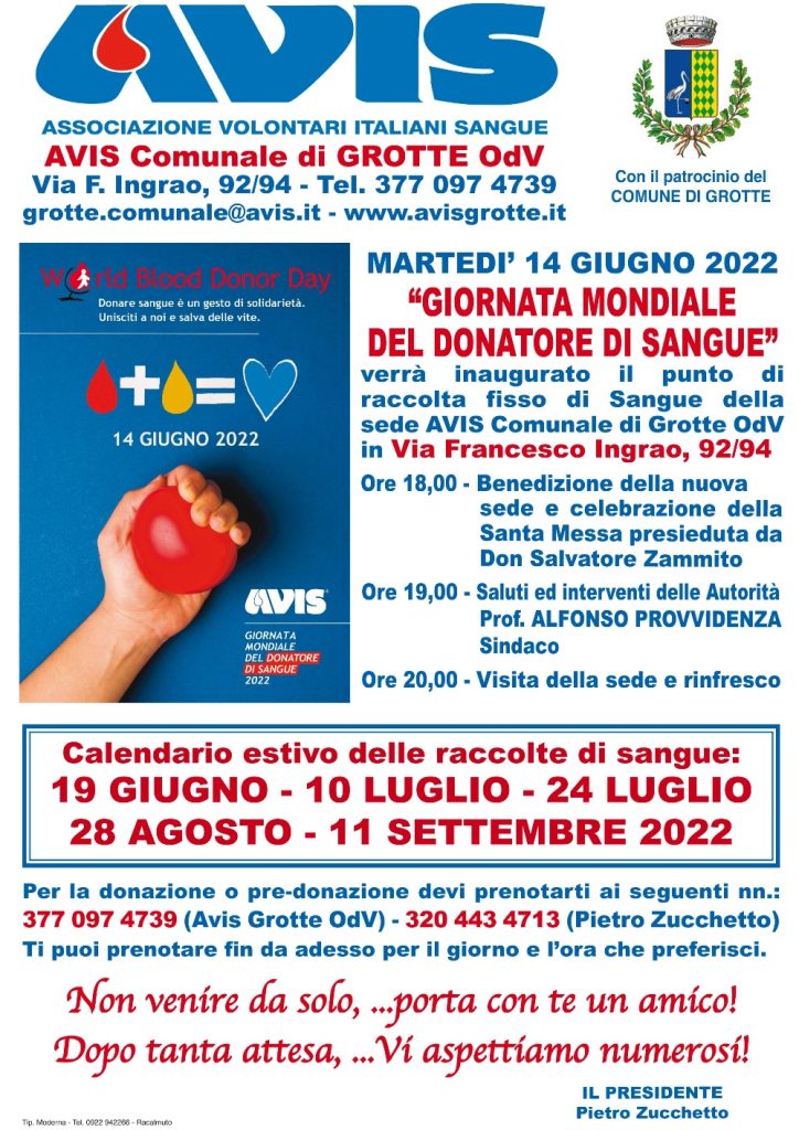 Inaugurazione della sede, martedì 12 giugno 2022