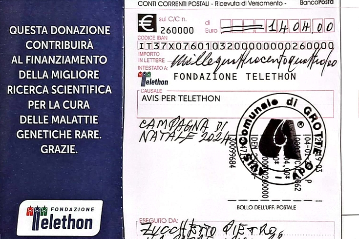 Avis di Grotte con Telethon